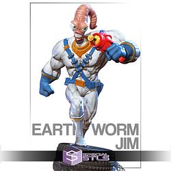Earthworm Jim in Action 3D Printer Files STL Model