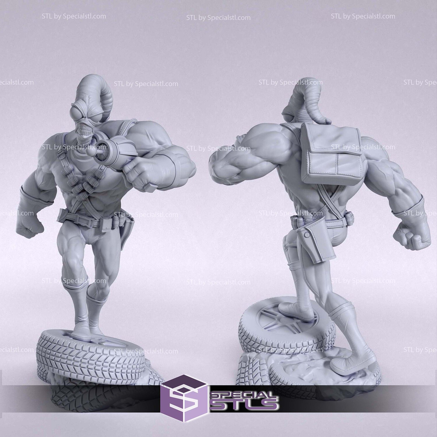 Earthworm Jim in Action 3D Printer Files STL Model — view 2
