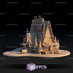 Mystery Shack Gravity Falls 3D Printer Files STL Model