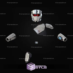 Cosplay STL Files Helldivers 2 UF16 Inspector Armor 3D Model