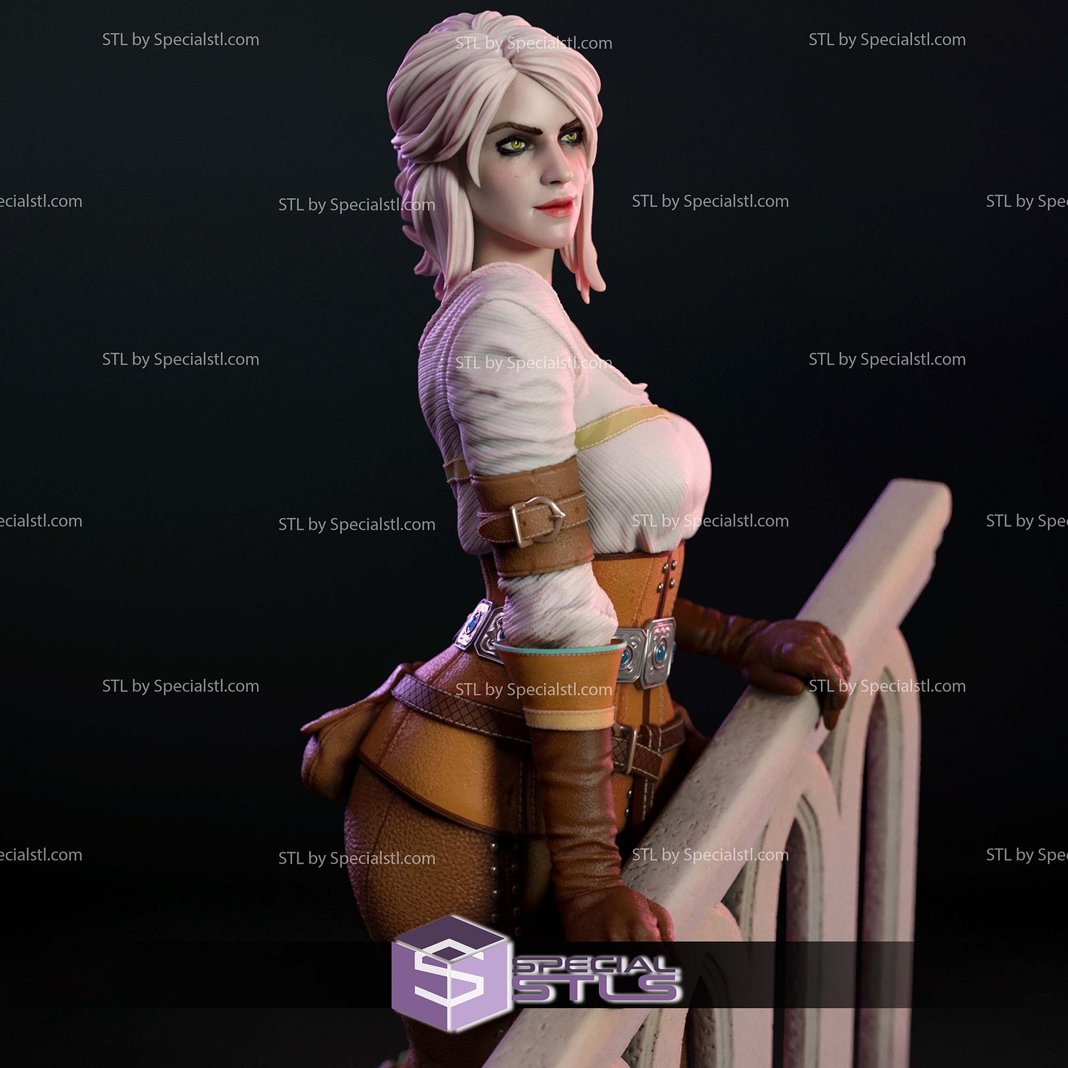 Ciri by Stair 3D Printer Files STL Model — view 3