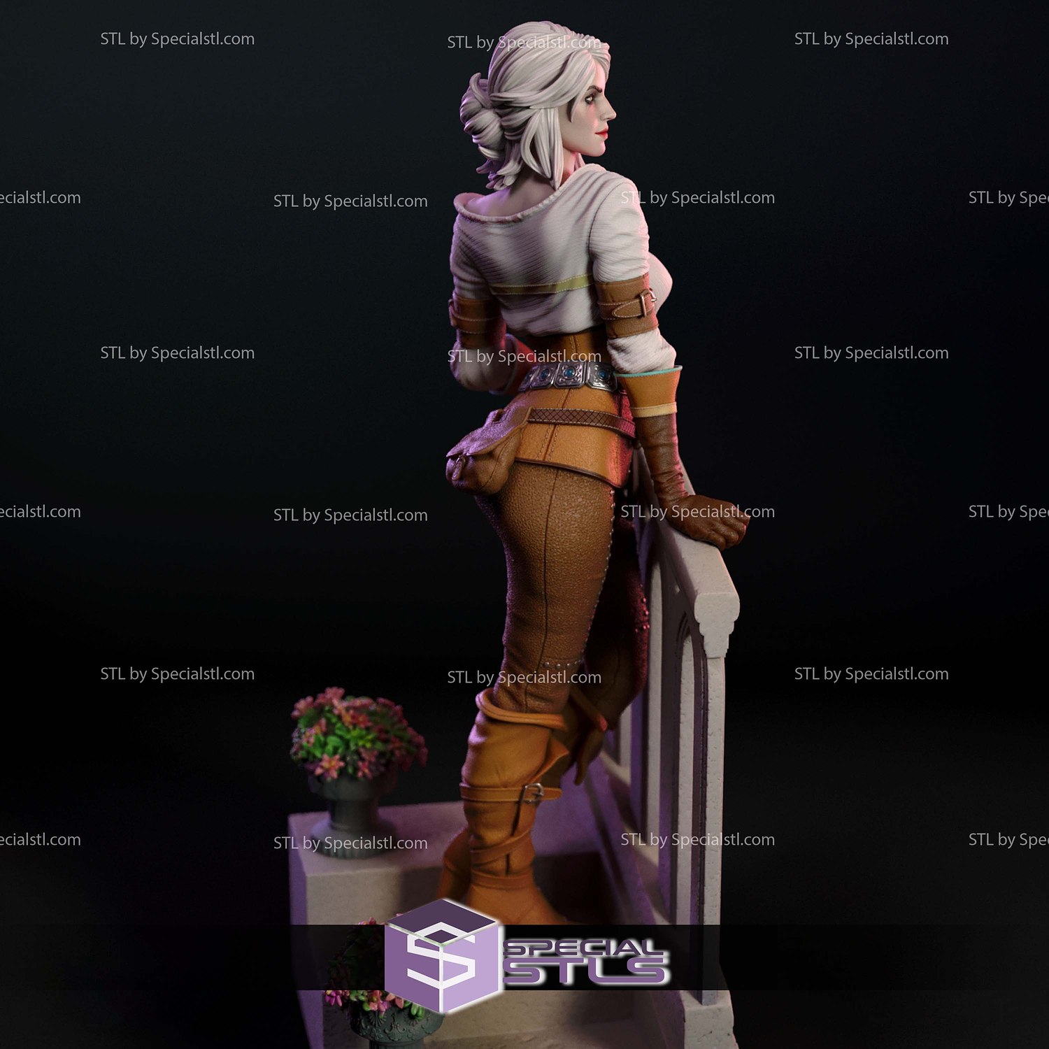 Ciri by Stair 3D Printer Files STL Model — view 4