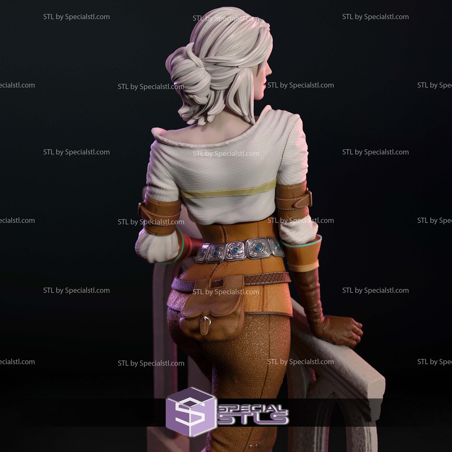 Ciri by Stair 3D Printer Files STL Model — view 5
