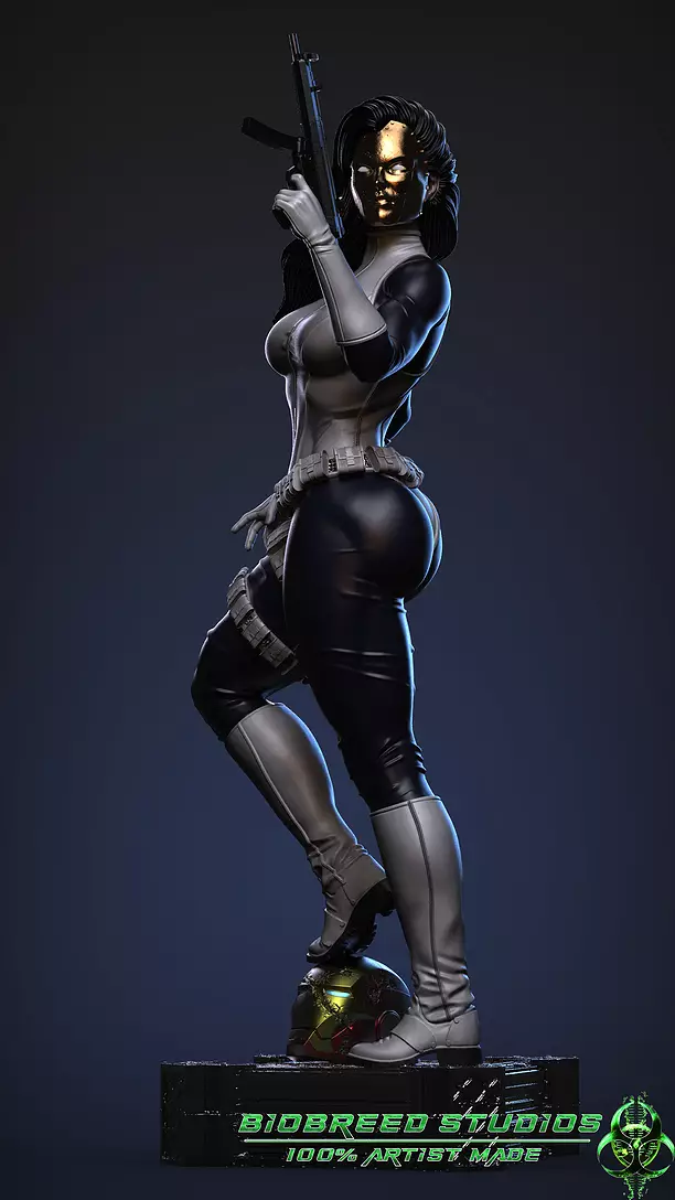 Marvel Comics Madame Masque 3D OBJ Model