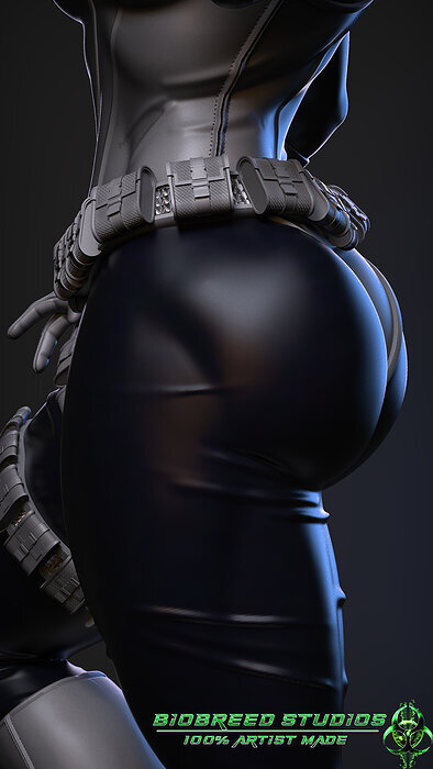 Marvel Comics Madame Masque 3D OBJ Model — view 6