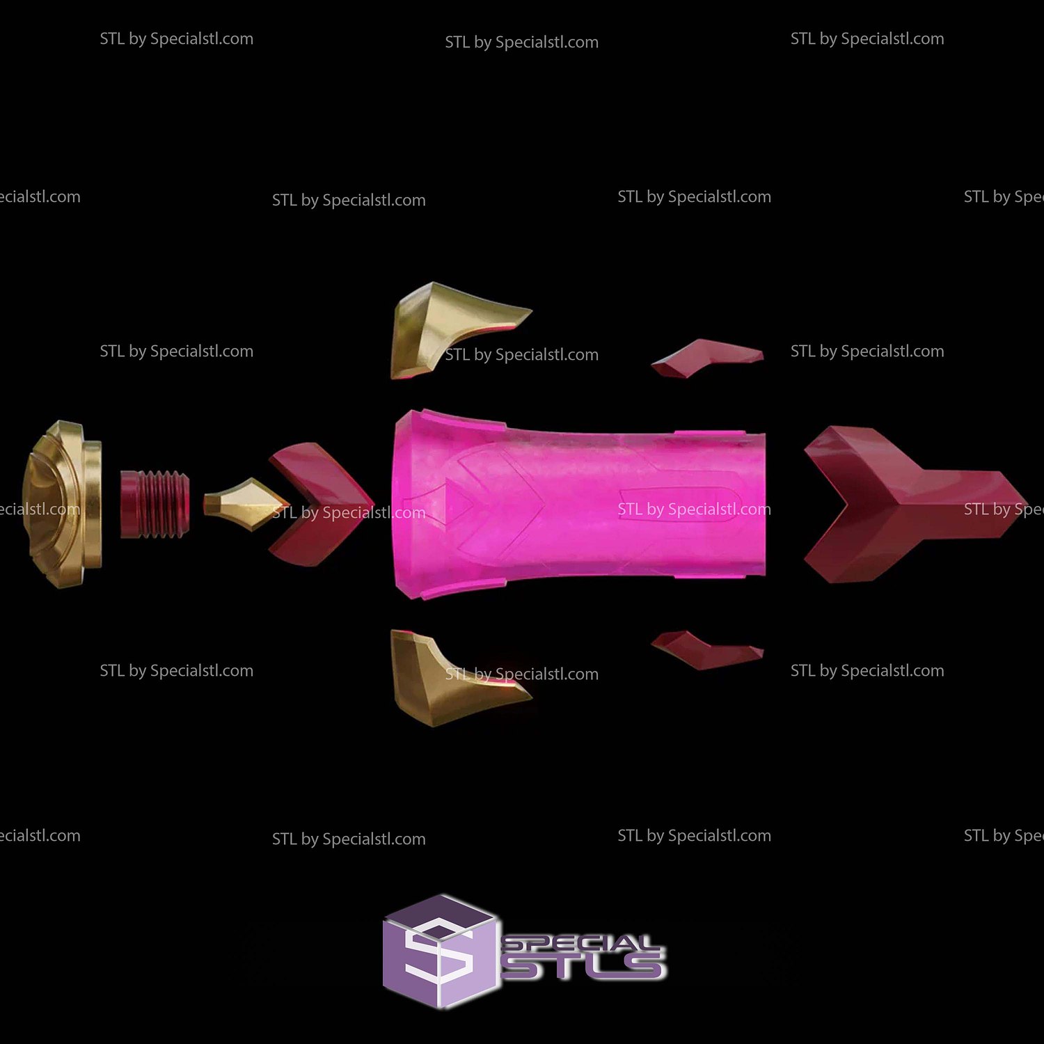 Cosplay STL Files Daredevil Billy Clubs Marvel Rivals 3D Model — view 5