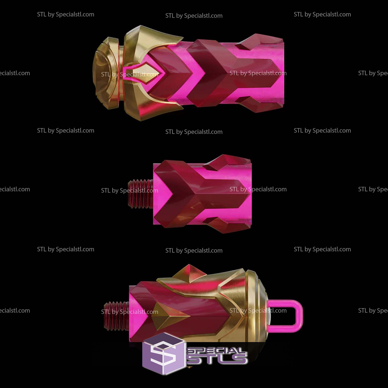 Cosplay STL Files Daredevil Billy Clubs Marvel Rivals 3D Model — view 6