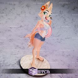 Diane Foxington Beach Digital STL Files 3D Model