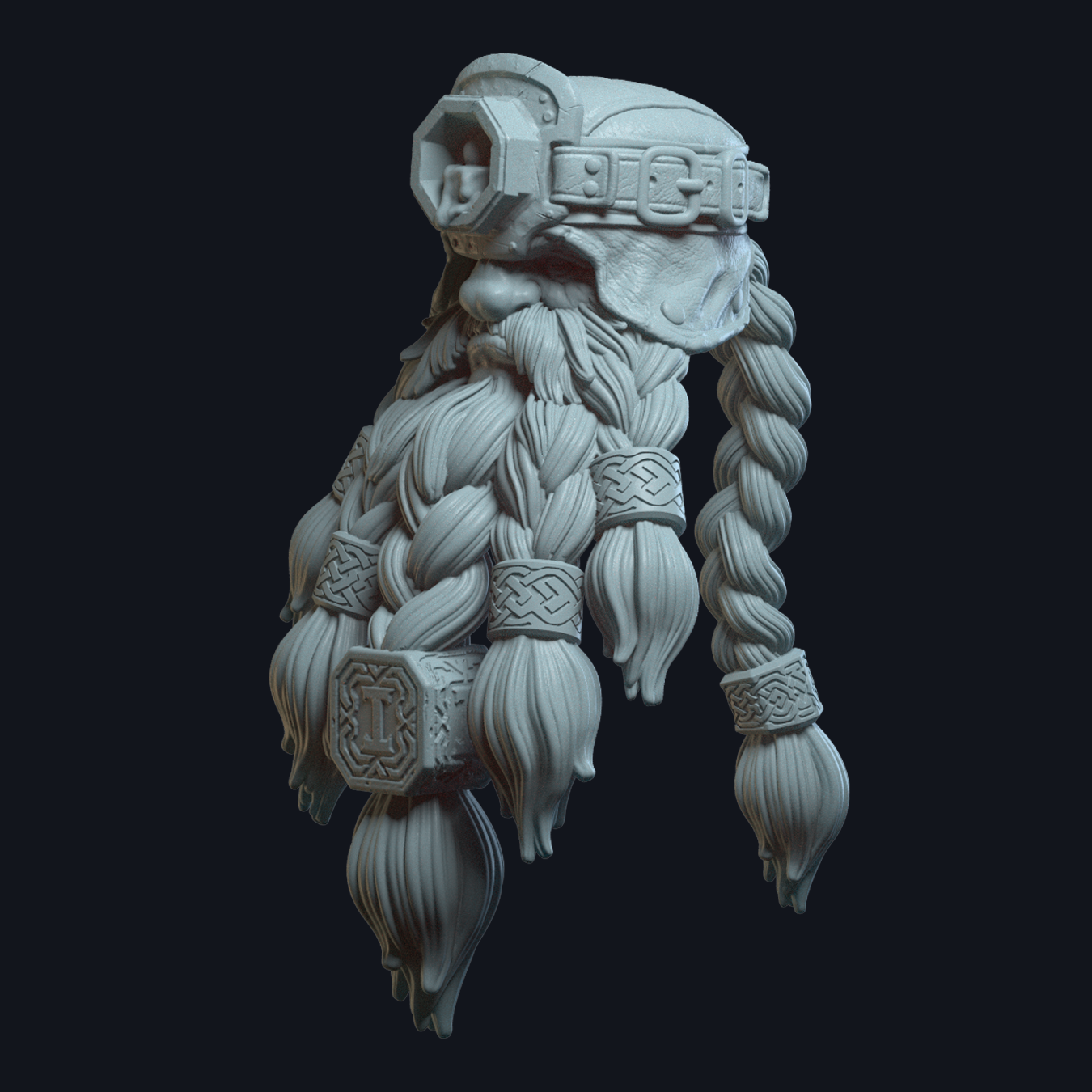 Thorek Tanglebeard v4 3D STL Model