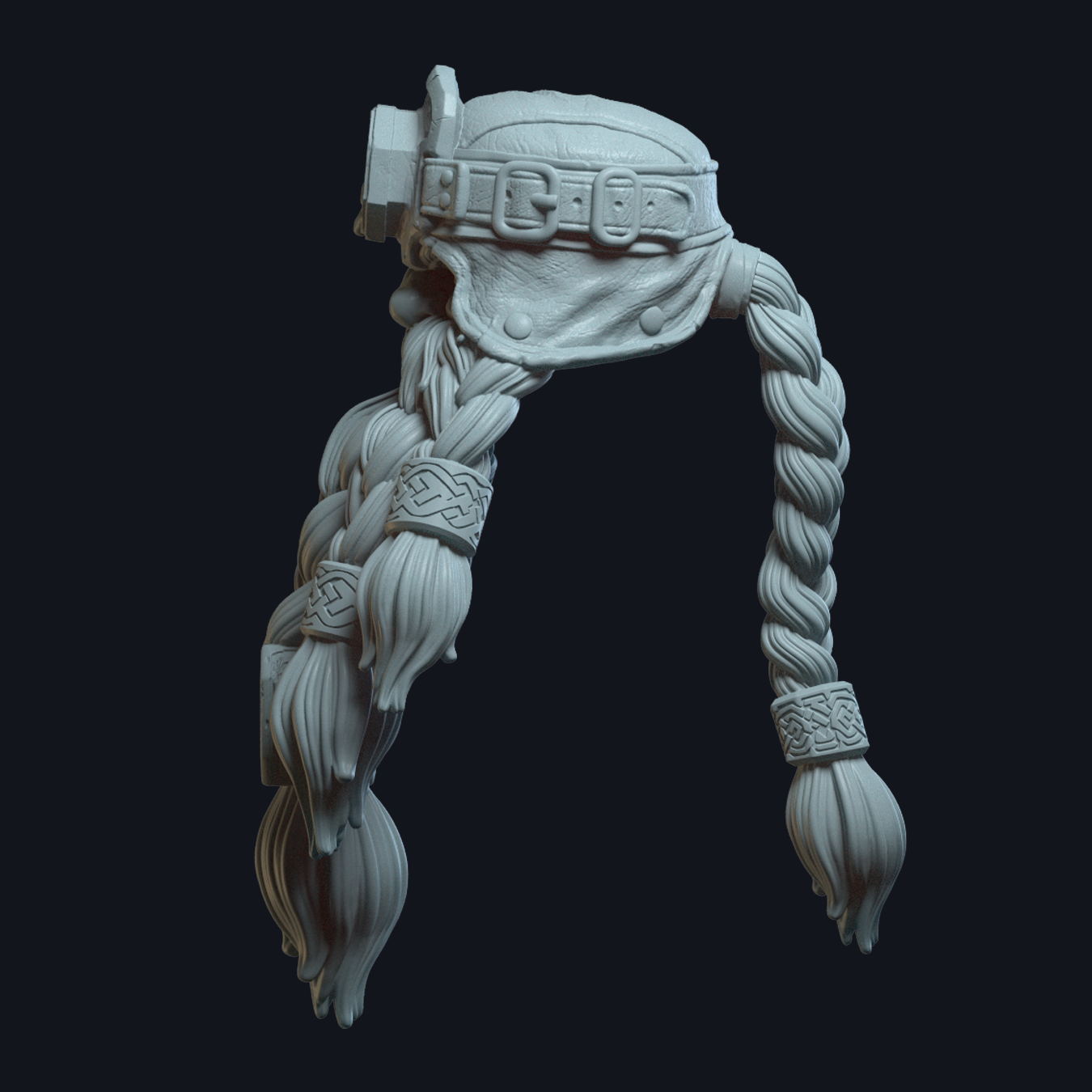 Thorek Tanglebeard v4 3D STL Model — view 3