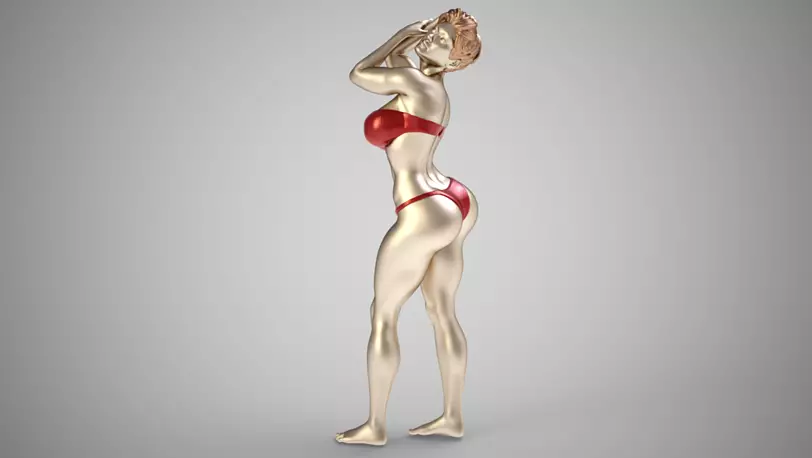Fashion Pose 3D 3MF Model