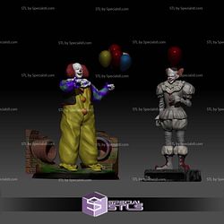 Pennywise 80s Digital STL Files 3D Model