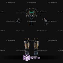 Cosplay STL Files Isaac Clarke Level 1 Engineer Armor 3D Model