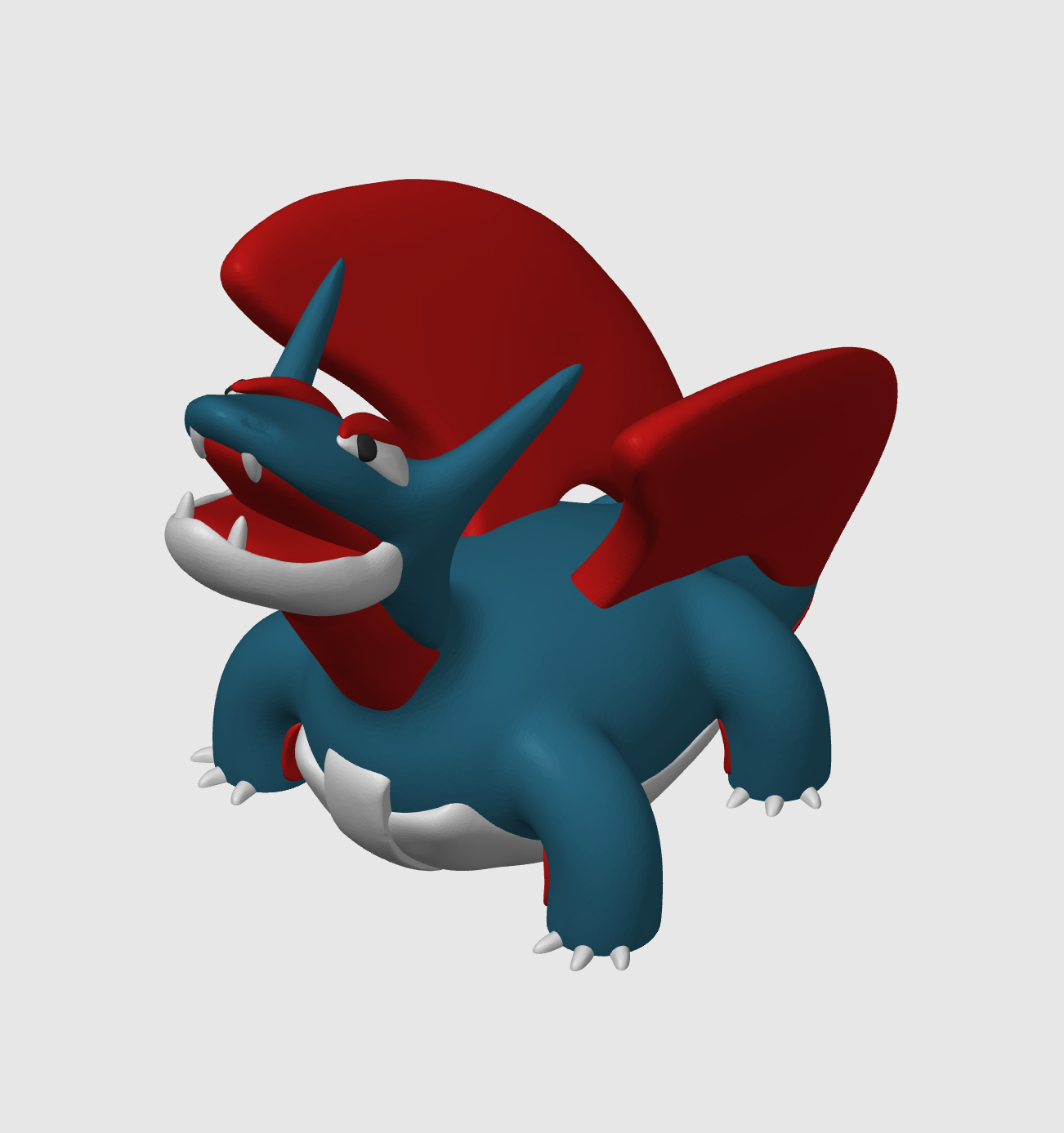 Chibi Salamance (No support, 3mf included) 3D STL Model — view 3