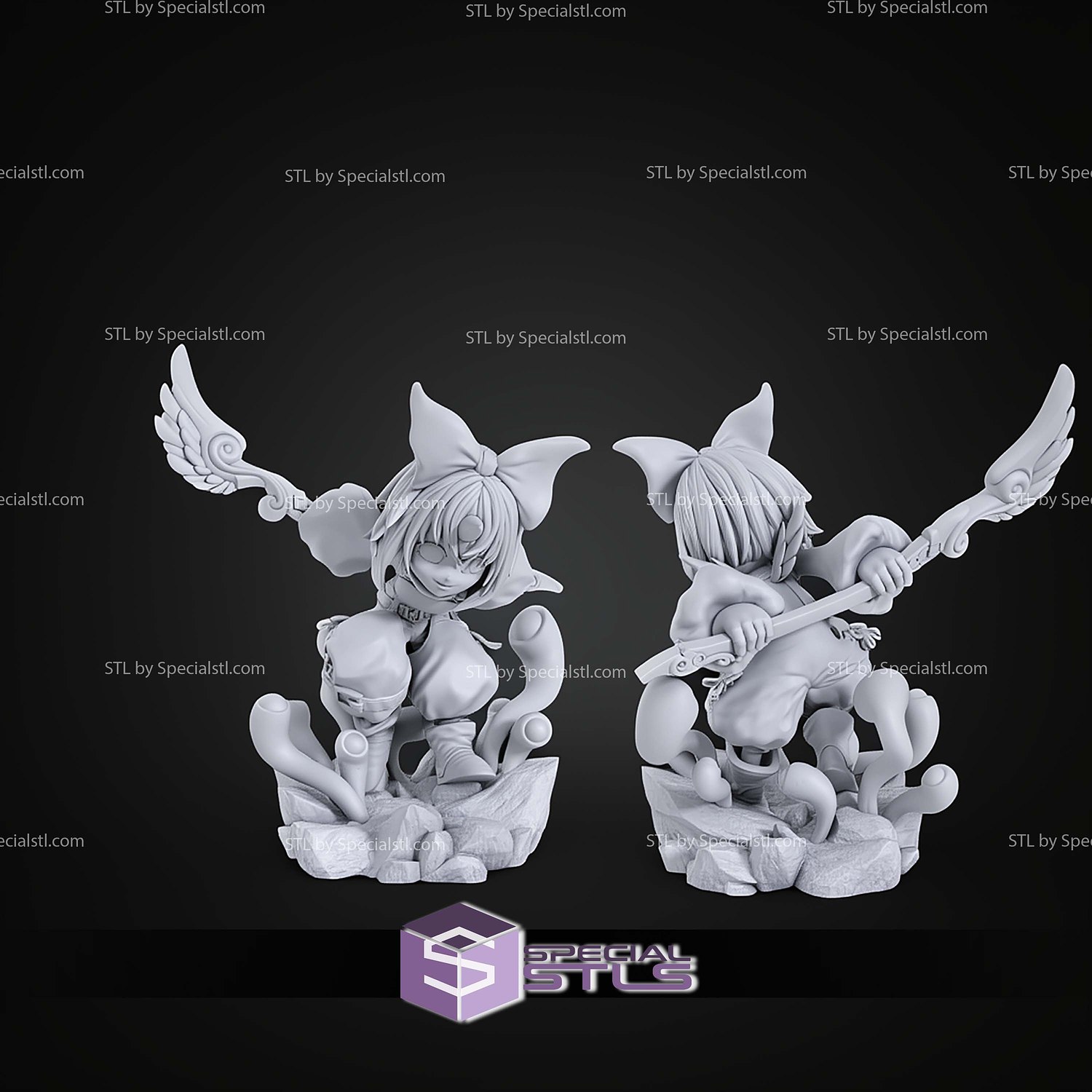 Eiko Final Fantasy IX 137mm STL Files 3D Model — view 2