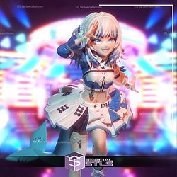 Gawr Gura 6th Fes Idol Outfit 3D Printer Files STL Model