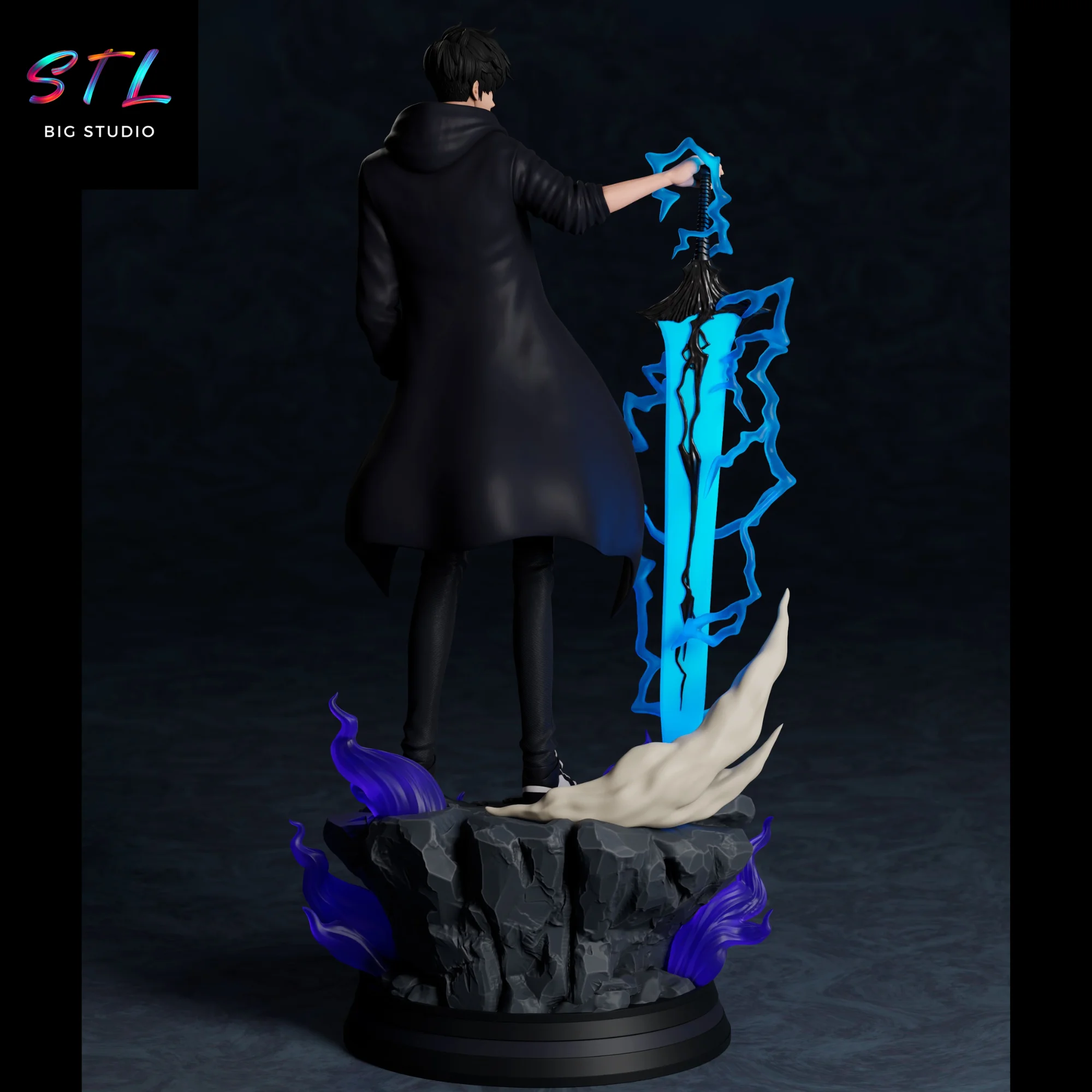 Sung Jinwoo STL | Solo Leveling | 3D Printable Model Model — view 4