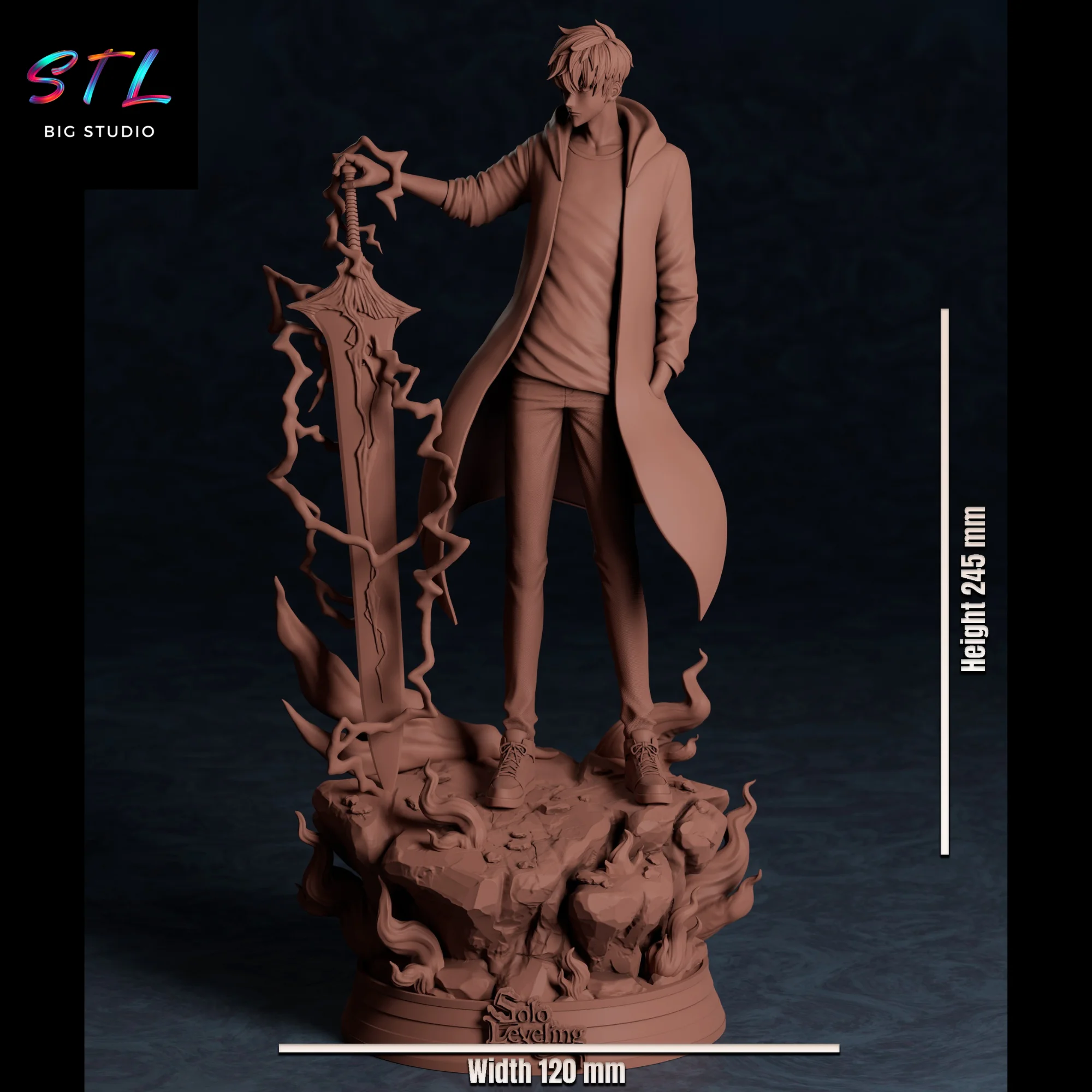 Sung Jinwoo STL | Solo Leveling | 3D Printable Model Model — view 5