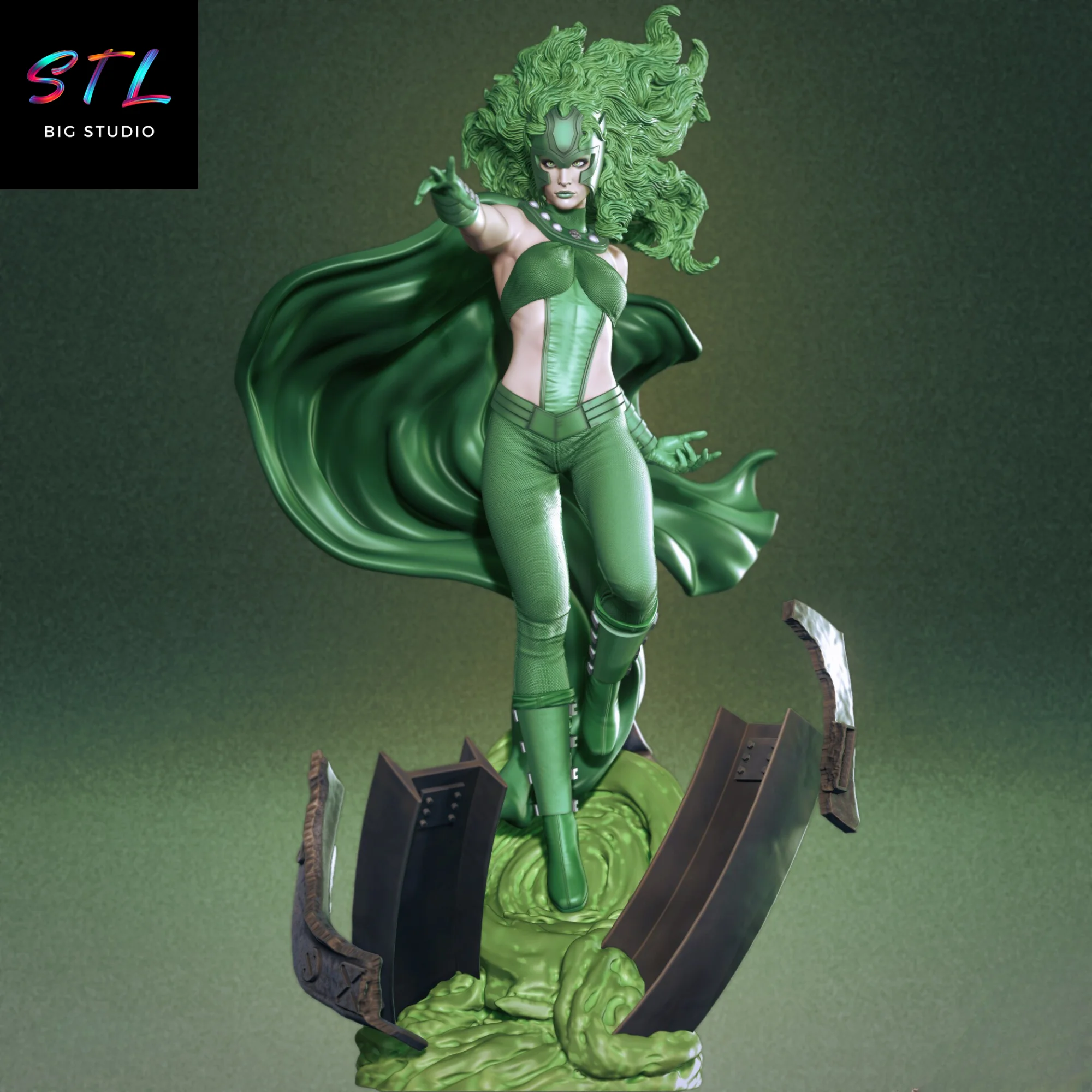 Polaris STL | X-Men | 3D Printing Figure Model