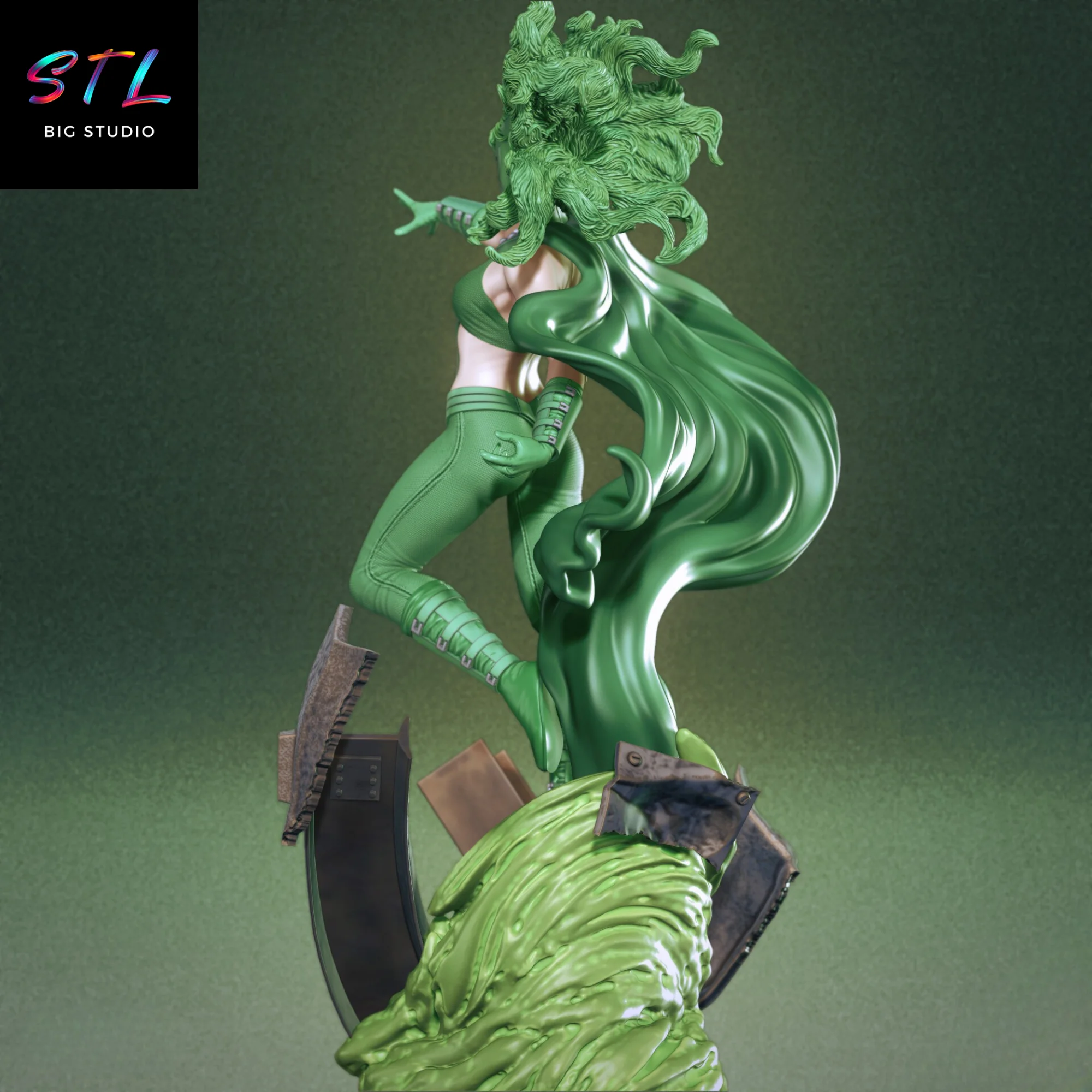 Polaris STL | X-Men | 3D Printing Figure Model — view 3