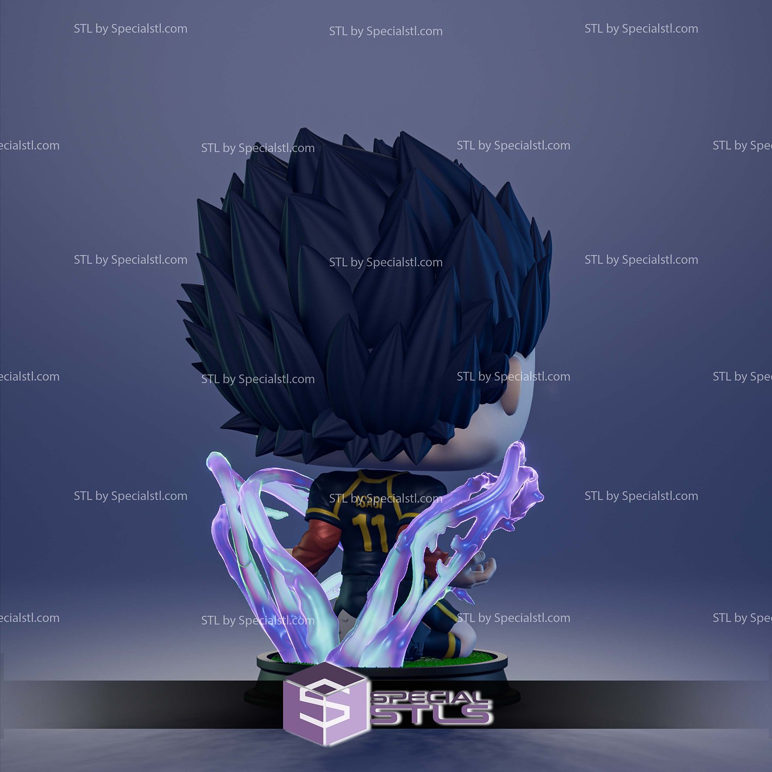 Isagi Blue Lock Funko 3D Printer Files STL Model — view 2