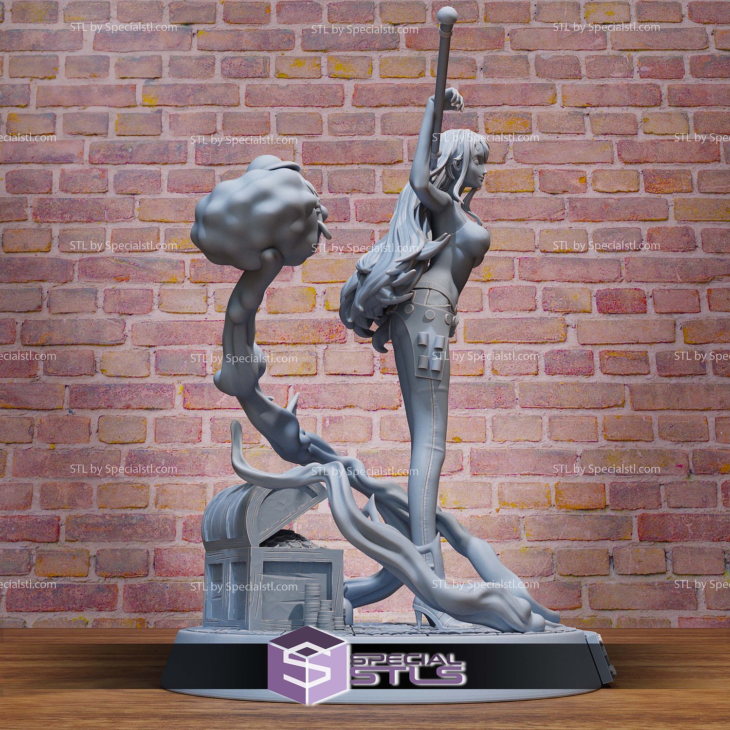 Nami Pirate 3D Printer Files STL Model — view 5