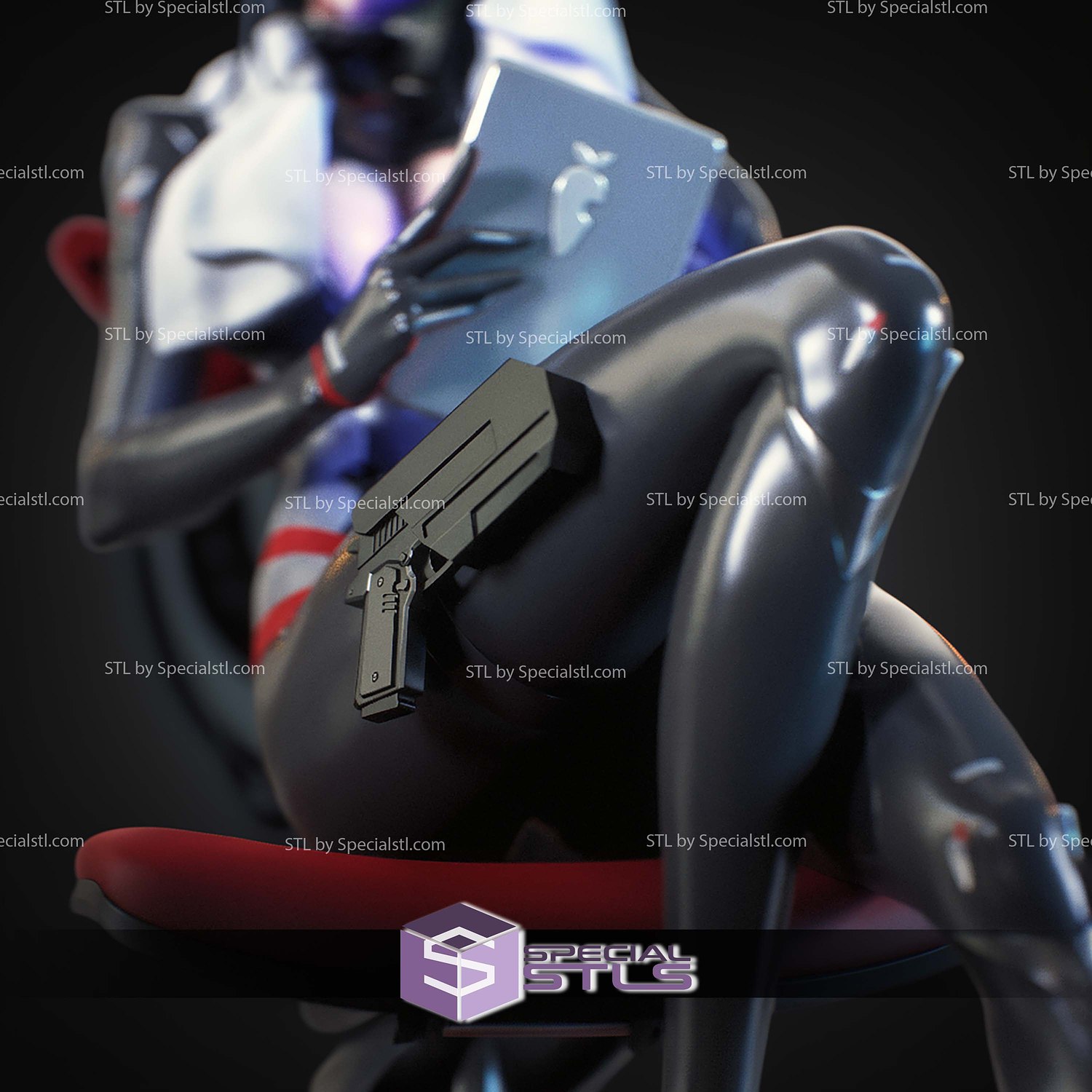 Tsukatsuki Rio Blue Archive H216mm STL Files 3D Model — view 5