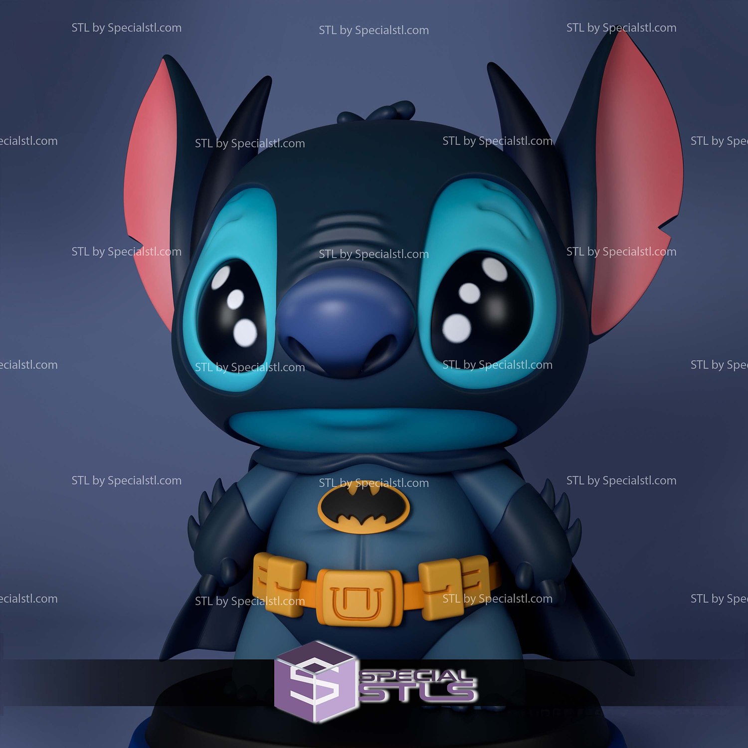 Batman Stich STL Files 3D Model — view 2