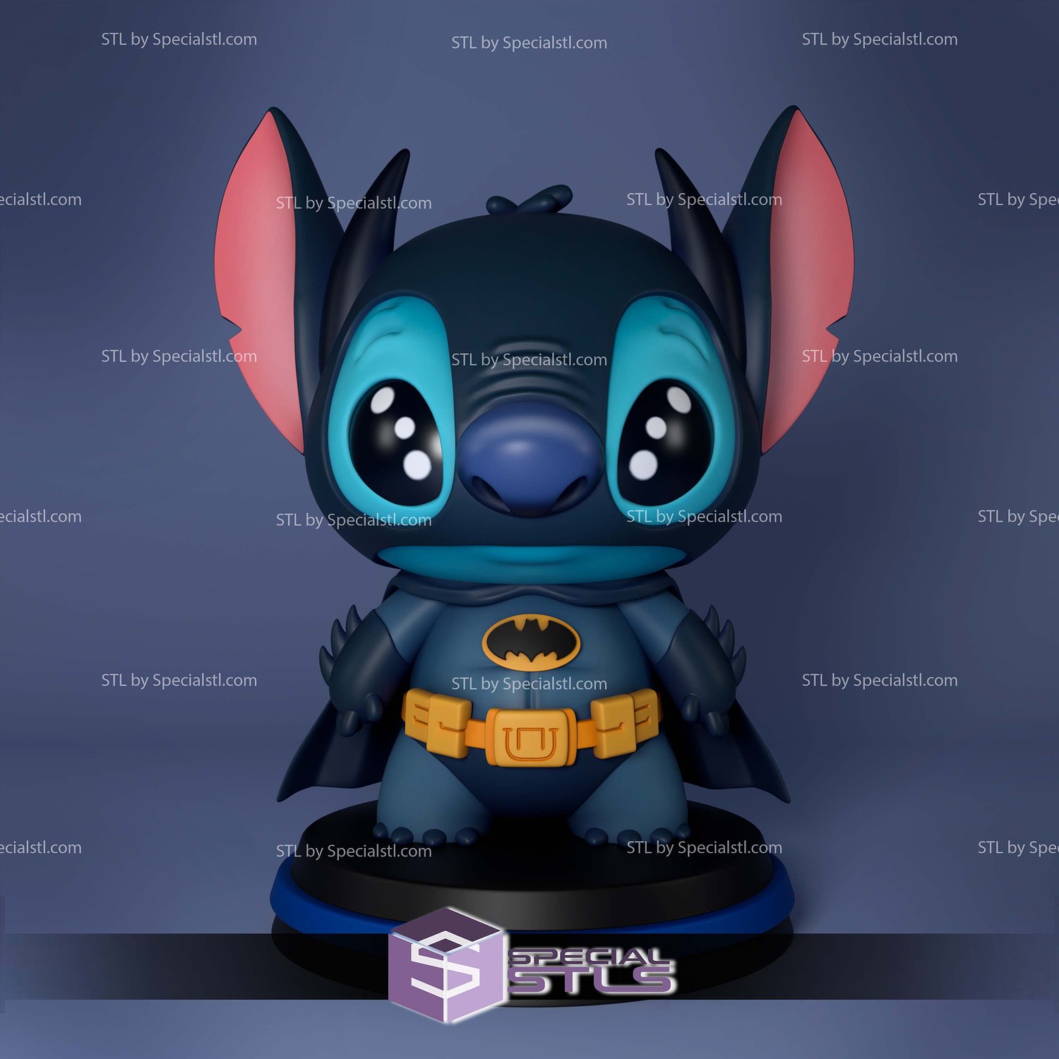 Batman Stich STL Files 3D Model — view 3
