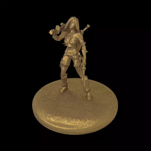 Katarina 3d printable version BLEND Model