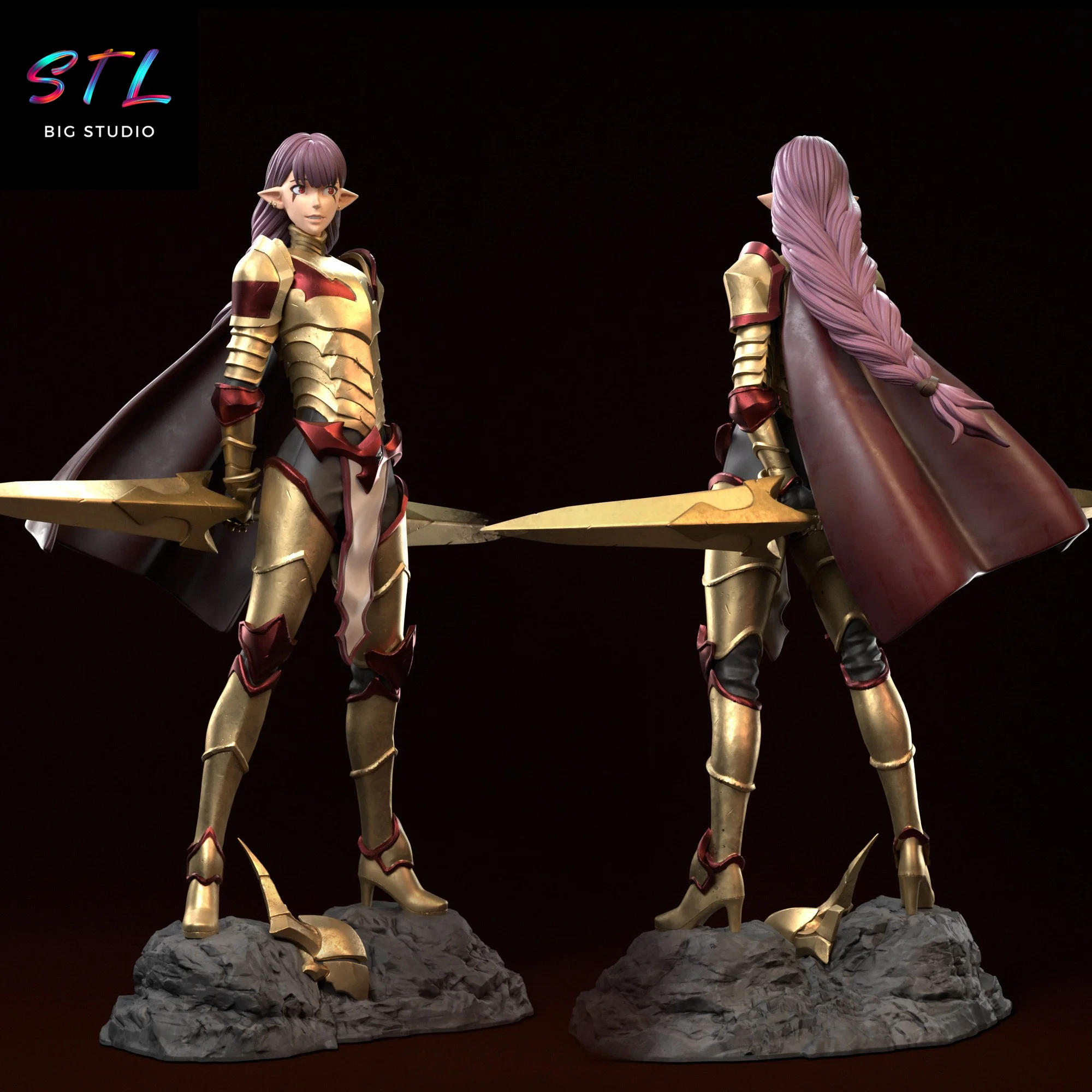 Esil Radiru STL | Solo Leveling | Figure for 3D Printing Model — view 2