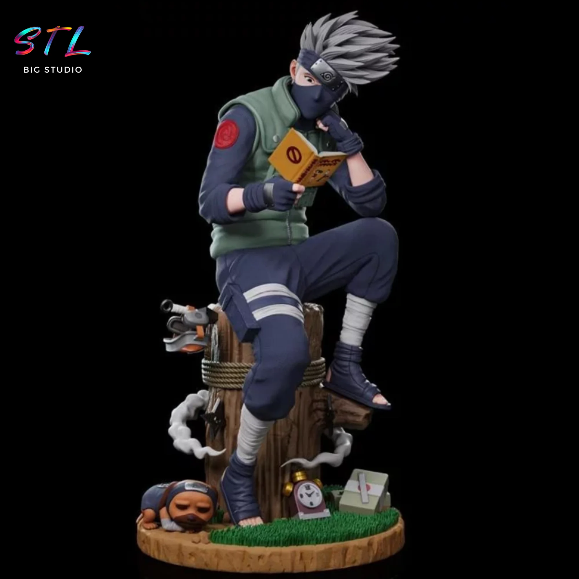 Kakashi Hatake STL | 3D Printable Figure | Naruto Shippuden Model