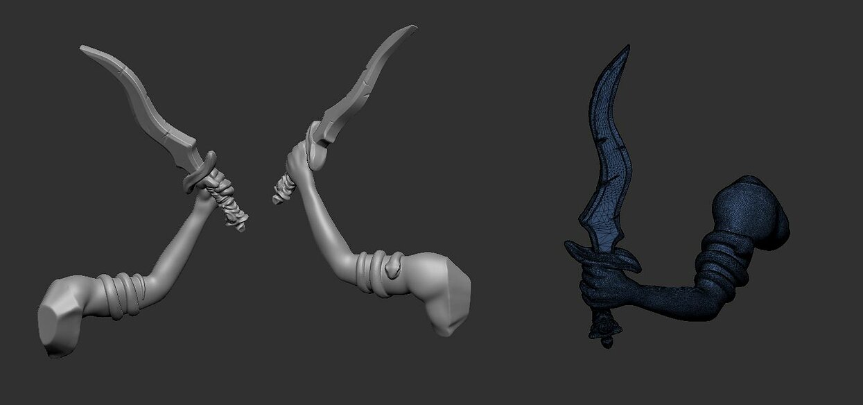 Naga Character 3D STL Model — view 5