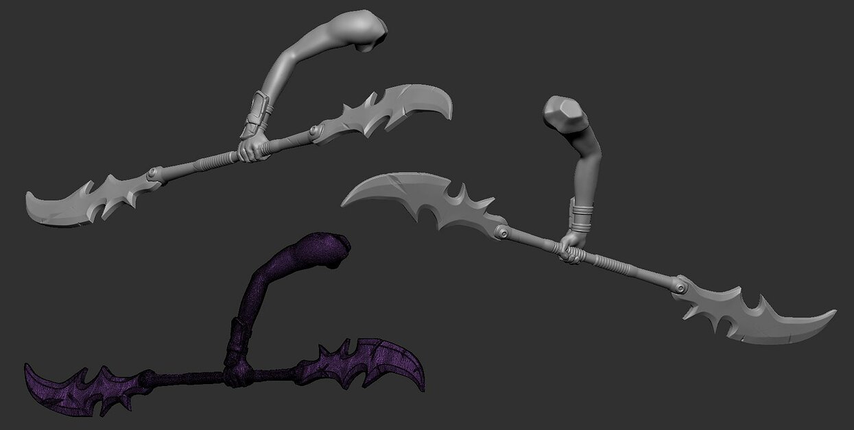 Naga Character 3D STL Model — view 6