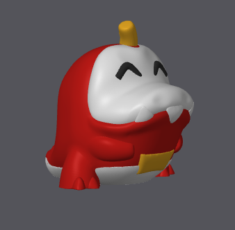 Fuecoco (No support, 3MF included) 3D STL Model