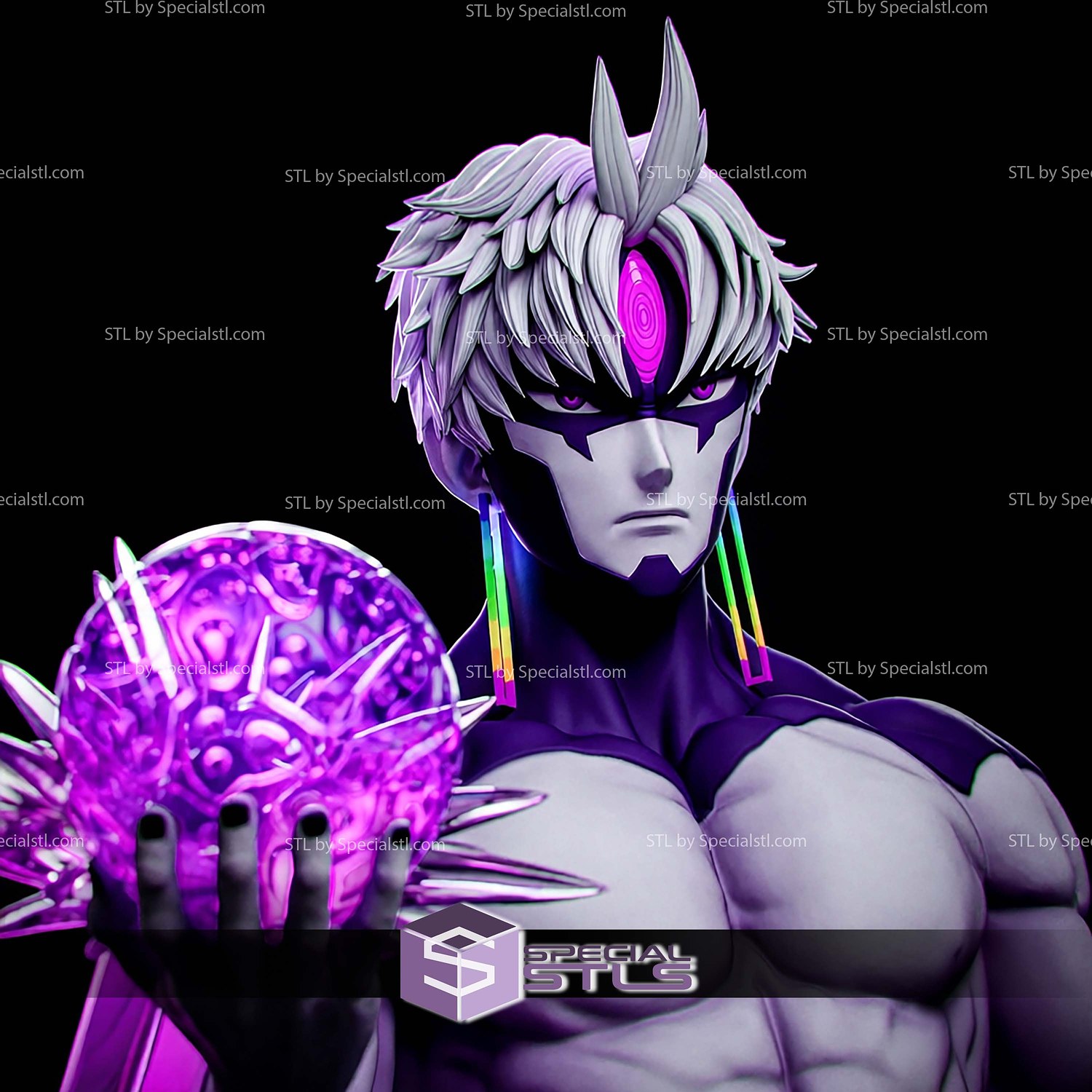Jiji Evil Eye 270mm STL Files 3D Model — view 4