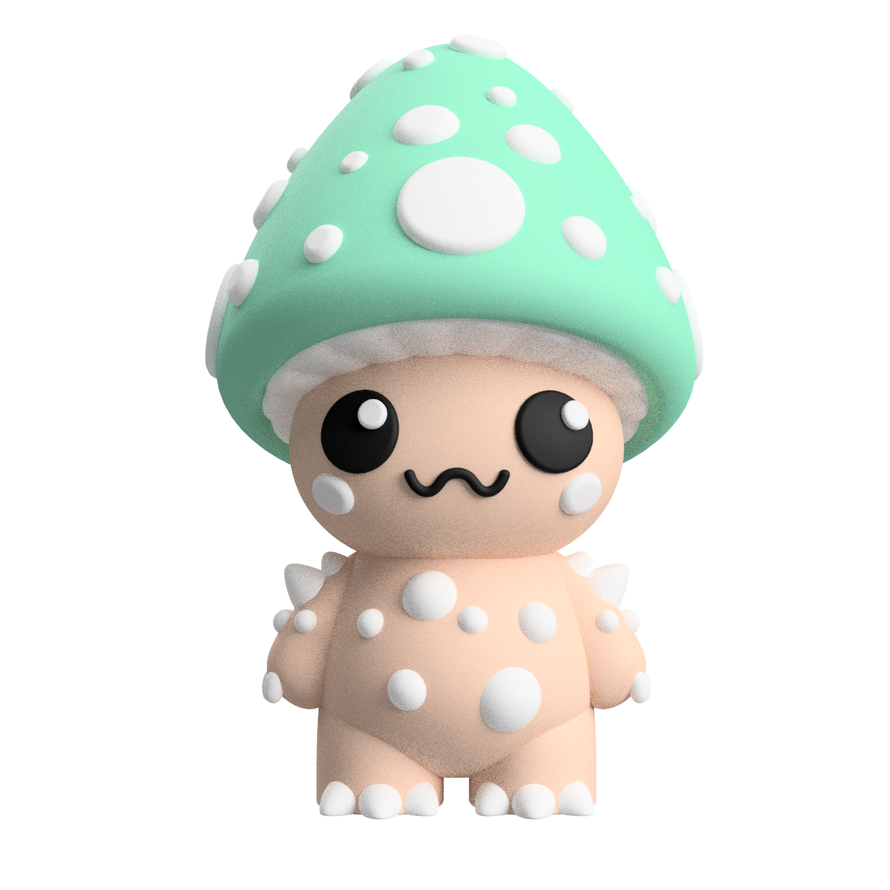 3D Printable Kaiju Mushroom Figure: Game of Shrooms 2025 STL Model