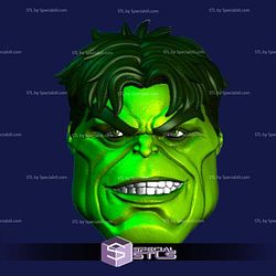 Custom Head STL Collection - Hulk X Men 97 Smile 3D Model
