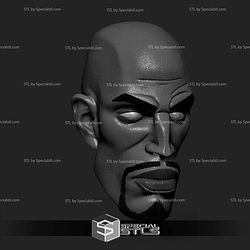 Custom Head STL Collection - Uncle Aaron Miles Morales 3D Model