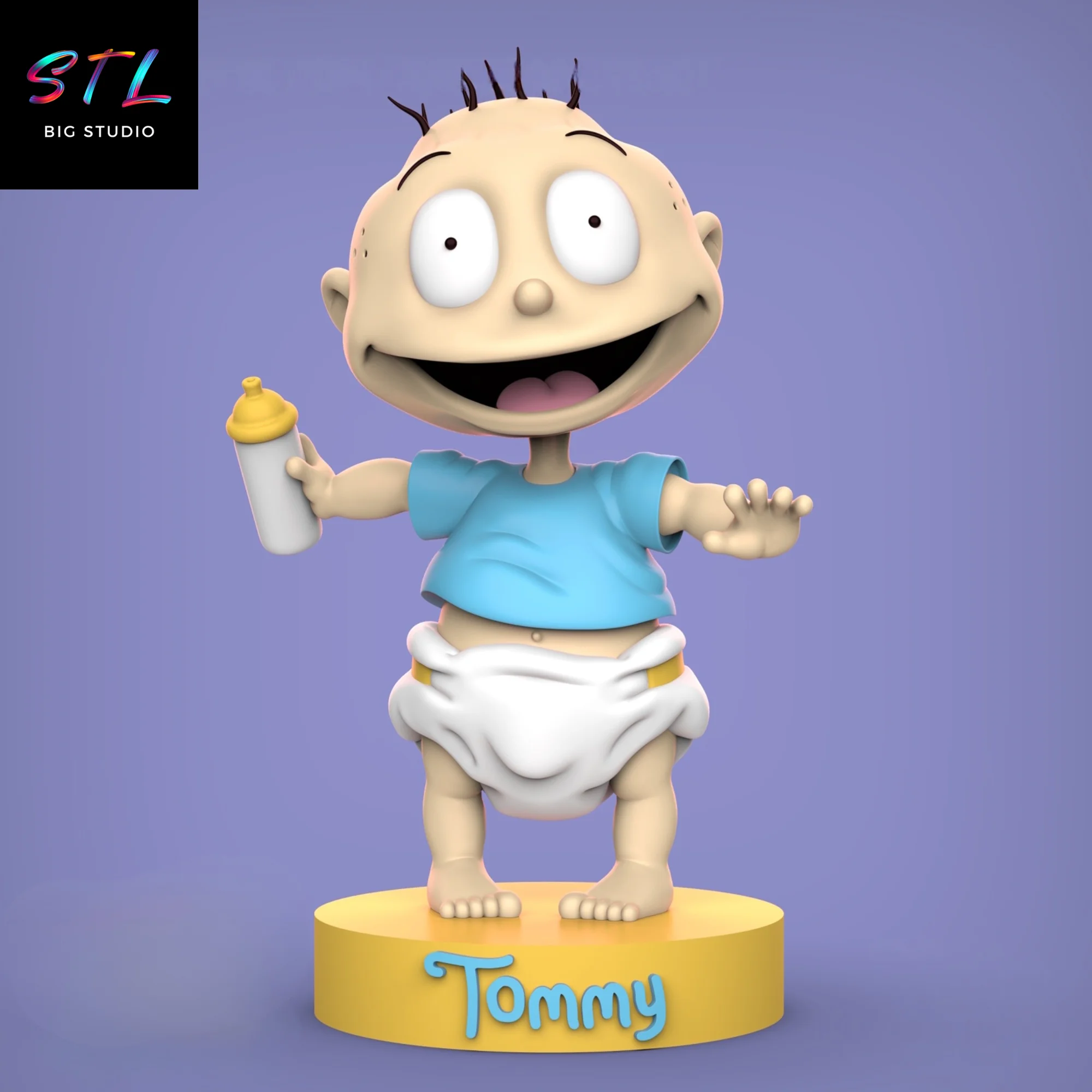 Tommy Pickles STL | Rugrats | 3D Print Model Model