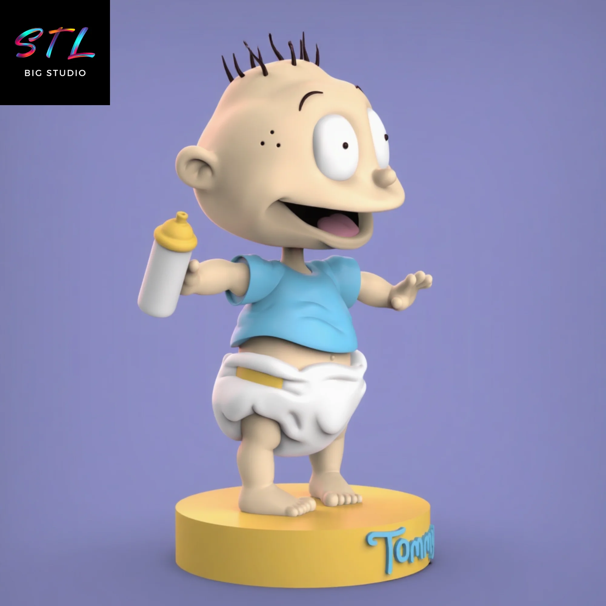 Tommy Pickles STL | Rugrats | 3D Print Model Model — view 2