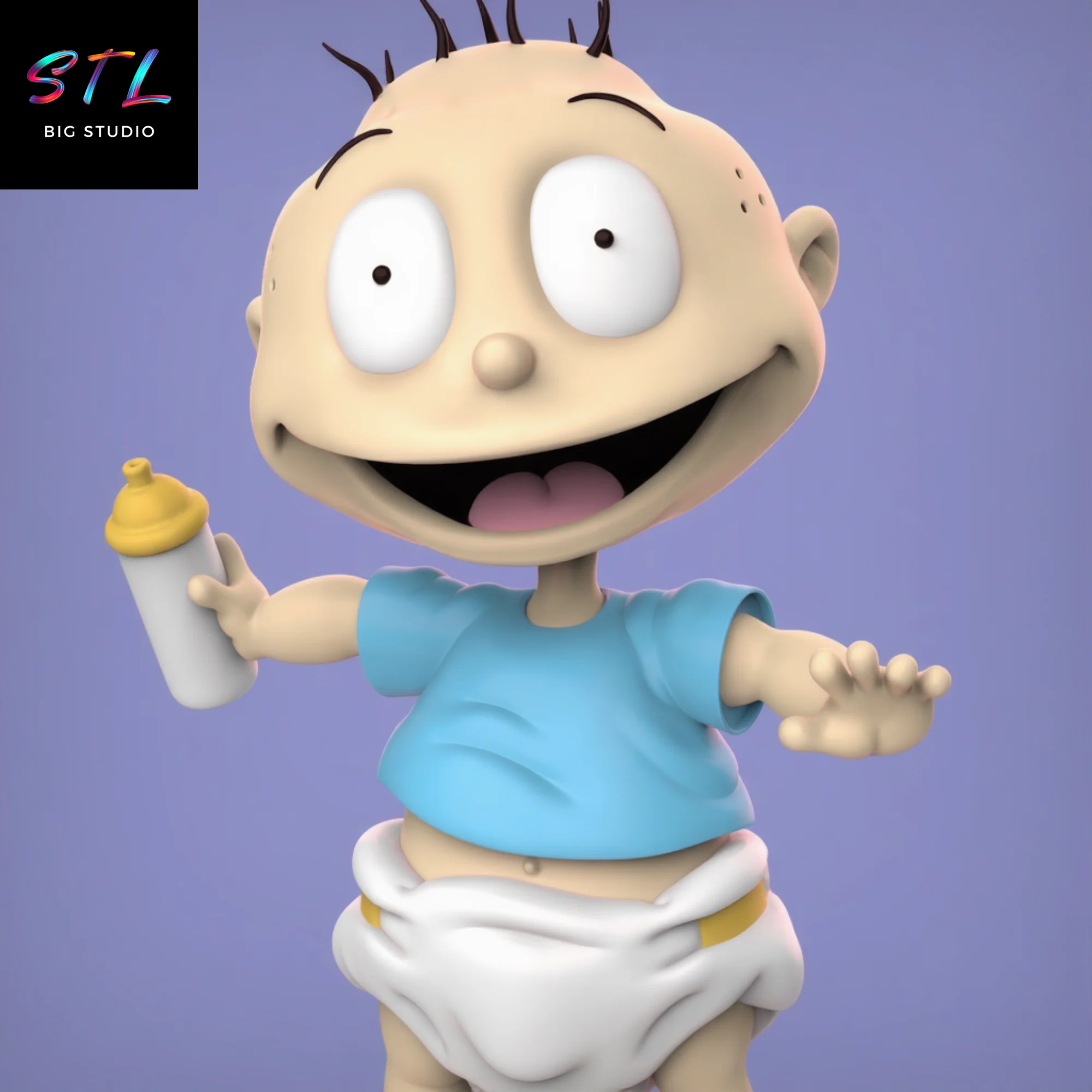 Tommy Pickles STL | Rugrats | 3D Print Model Model — view 4