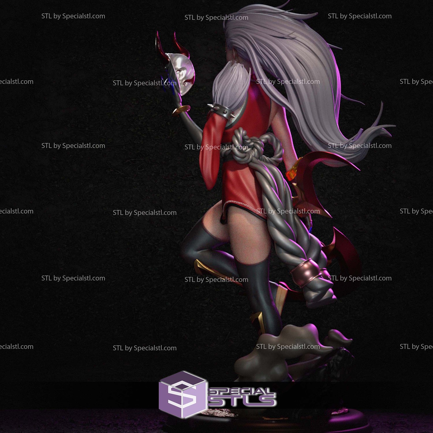 Blood Moon Diana League of Legends 3D Printer Files STL Model — view 4