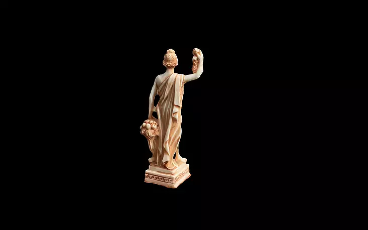 Dionysos the God of Wine 3D OBJ Model