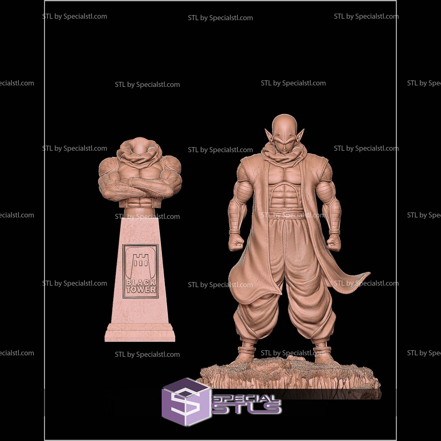 Nail Dragonball 2 Verison 3D Printer Files STL Model — view 4