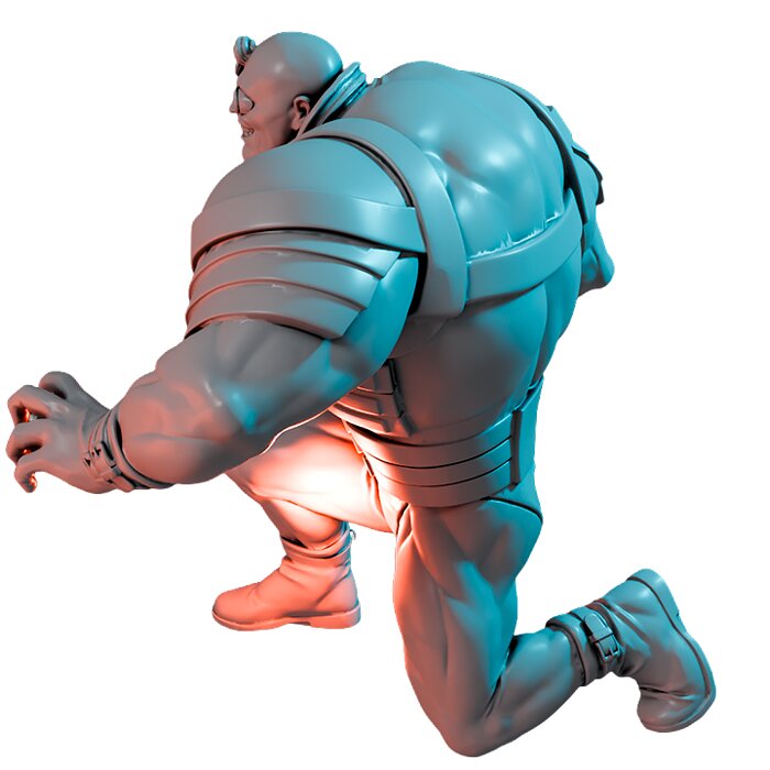 The Human Dorito IV - Resin Miniature Figurine 3D STL Model — view 8