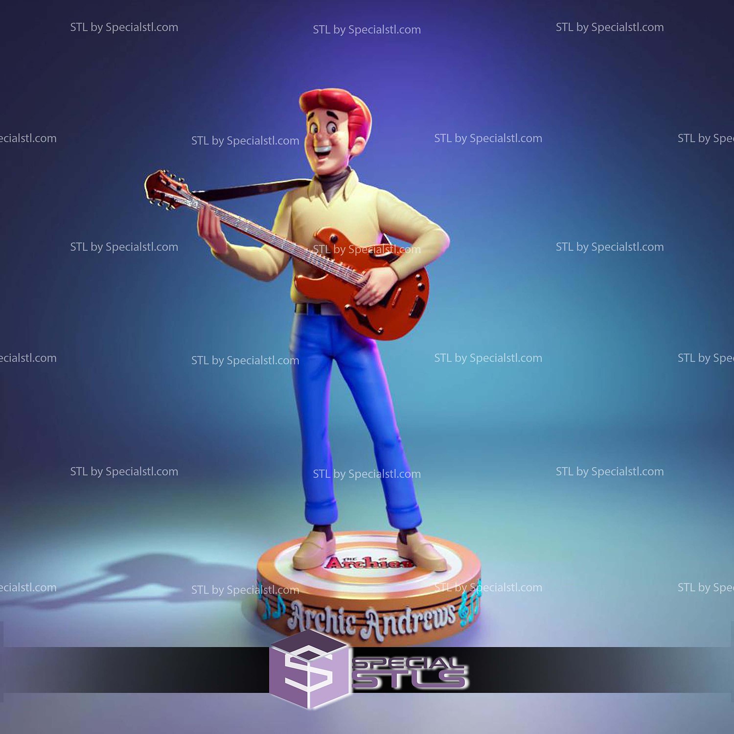 Archie Andrews STL Files 3D Model — view 4