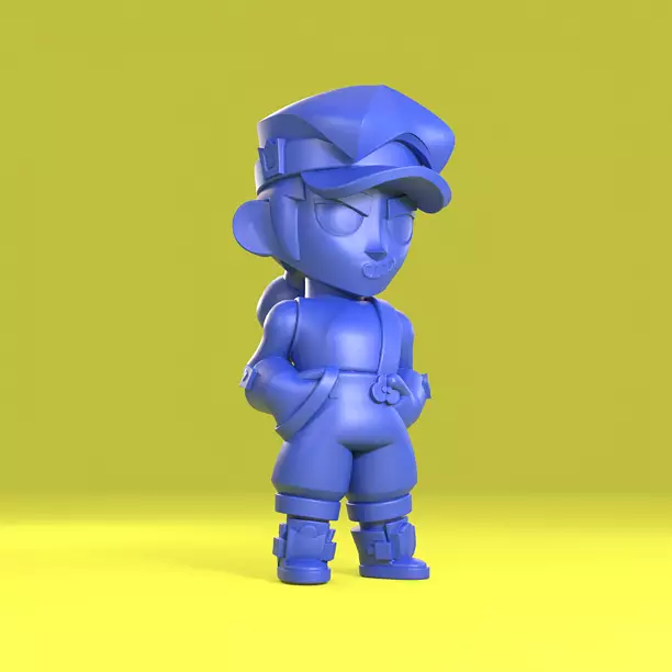 Fang Original - Brawl Stars 3D OBJ Model
