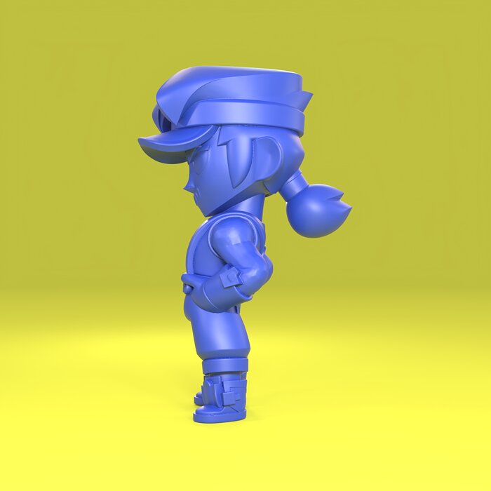 Fang Original - Brawl Stars 3D OBJ Model — view 2
