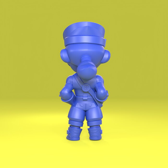 Fang Original - Brawl Stars 3D OBJ Model — view 3